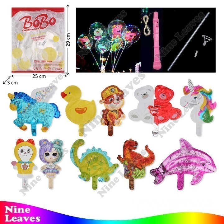 Balon LED Isi Balon Karakter Lampu Bobo Balloon