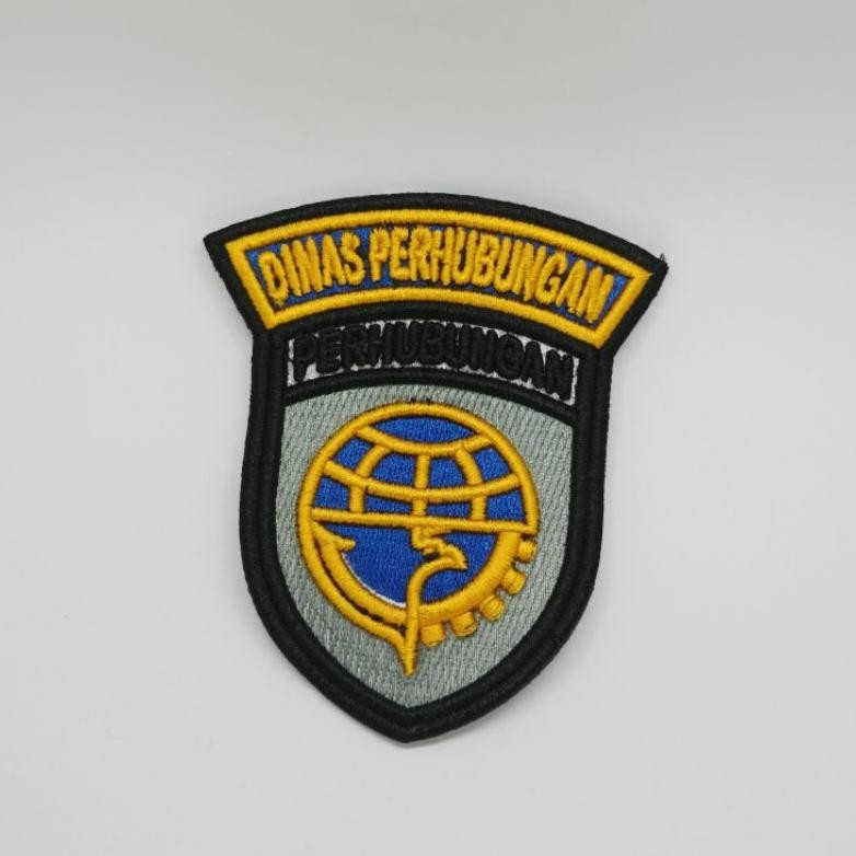 Asd-86 Ni06 Bordir Timbul Lokasi Dan Logo Perhubungan / Bordir Logo Timbul Lokasi Dan Logo Perhubung