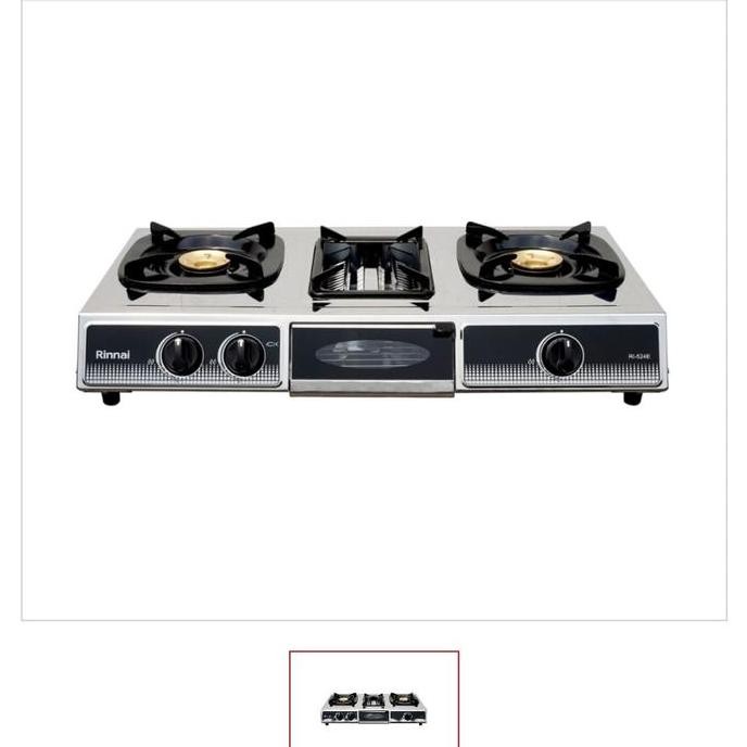 Produk Baru Rinnai RI-524E (Grill Pan Series) Kompor Gas