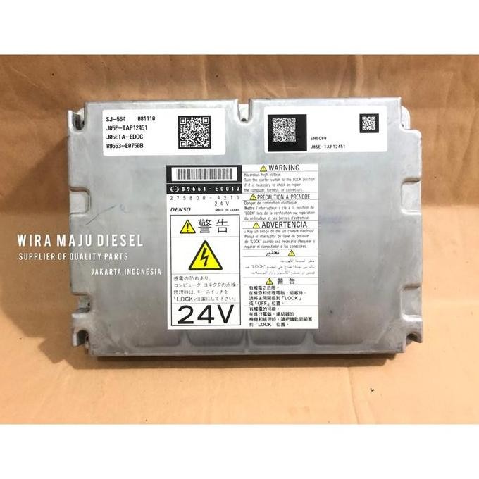 Ecu Ecm Controller Engine Kobelco Sk200-8 Sk200 8 J05E Yn02P00042F1 Orriginal Part