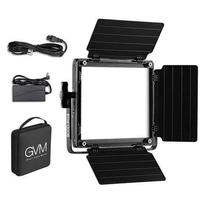 Paket Lampu Video Led Studio Vlog Gvm Gvm-800D-Rgb Gvm 800D-Rgb Light New Stok
