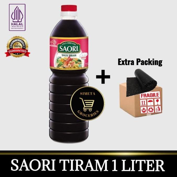 

Tersedia Saori Sauce Tiram 1 Liter Botol Plastik