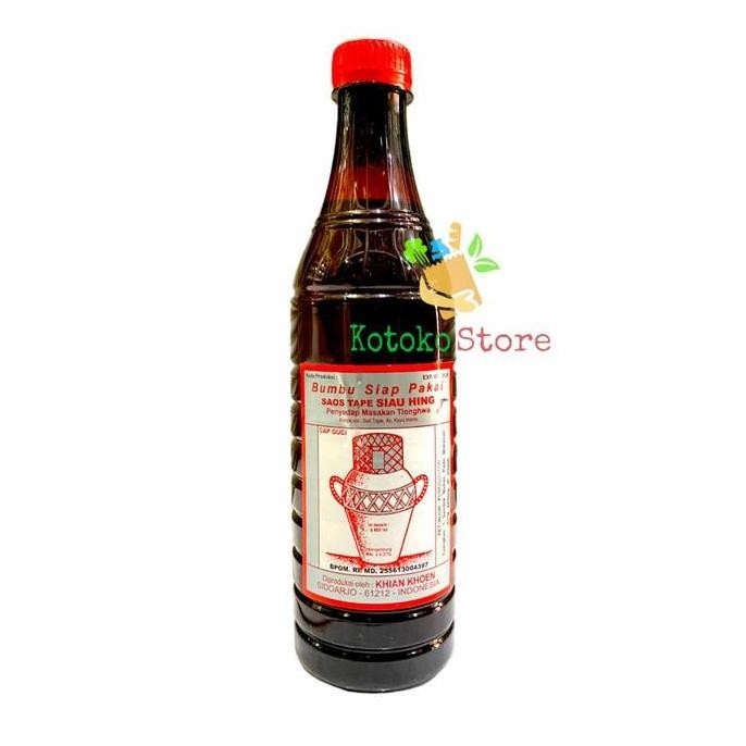 

Saos Tape Siau Hing / Arak Masak Cap Gentong / Angciu Gentong 600Ml Stok Terbatas