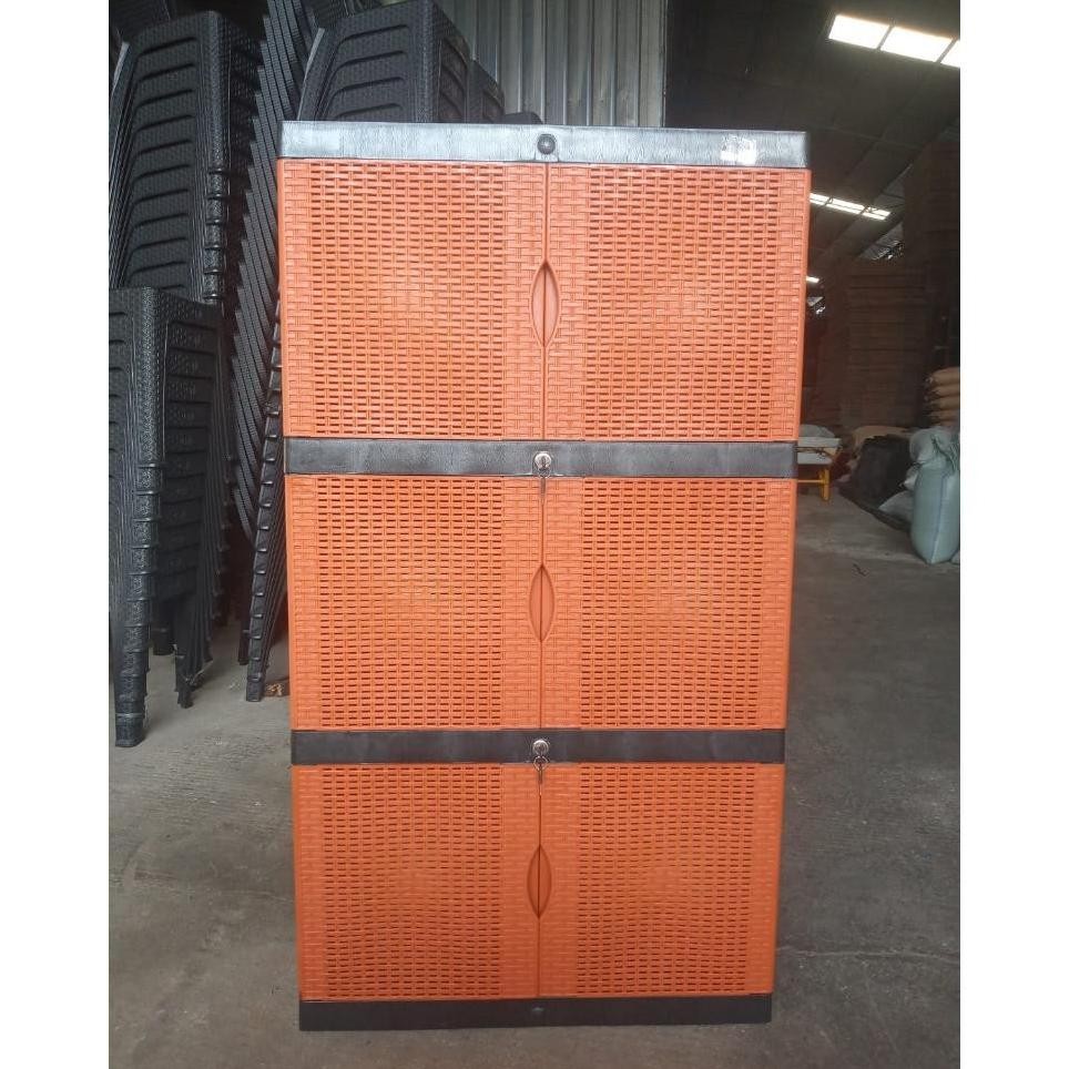 Lemari Plastik Lemari Pakaian JUMBO XTRA Susun 4