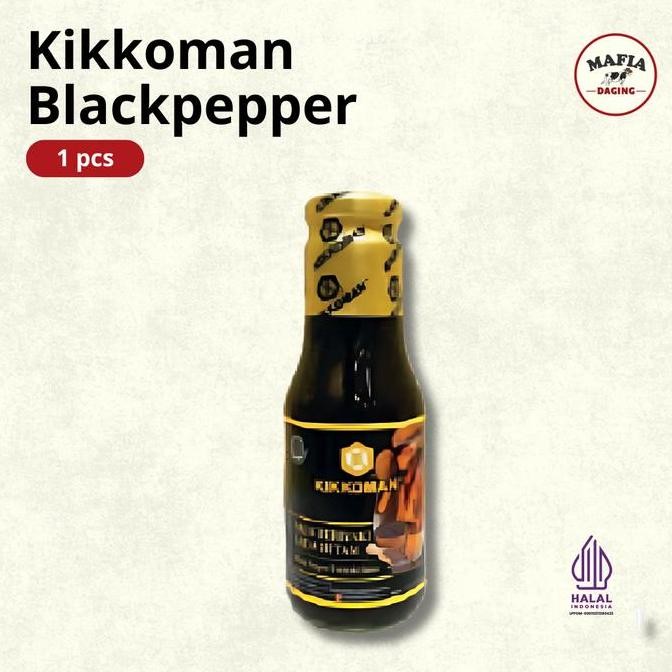 

Ready [Mafia Daging] Blackpepper Teriyaki / Saus Teriyaki Lada Hitam Kikkoman Halal 300 ml