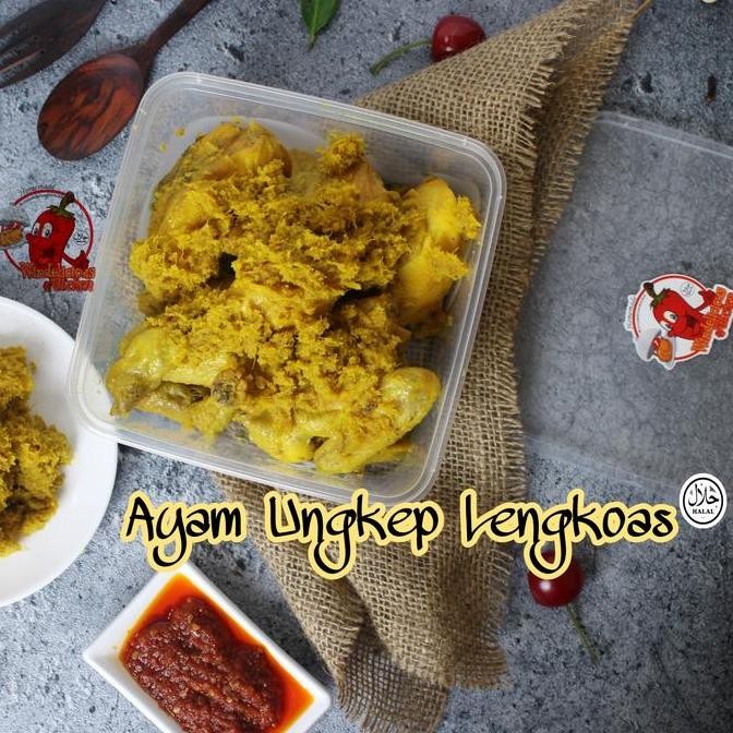 

New Ayam Ungkep Lengkuas 8 Potong Box / Ayam Serundeng