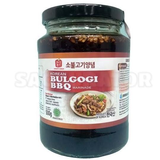 

Ready Saus Bumbu Jinsung Jin Sung Korea Korean Bulgogi Beef BBQ Sauce 500 gr