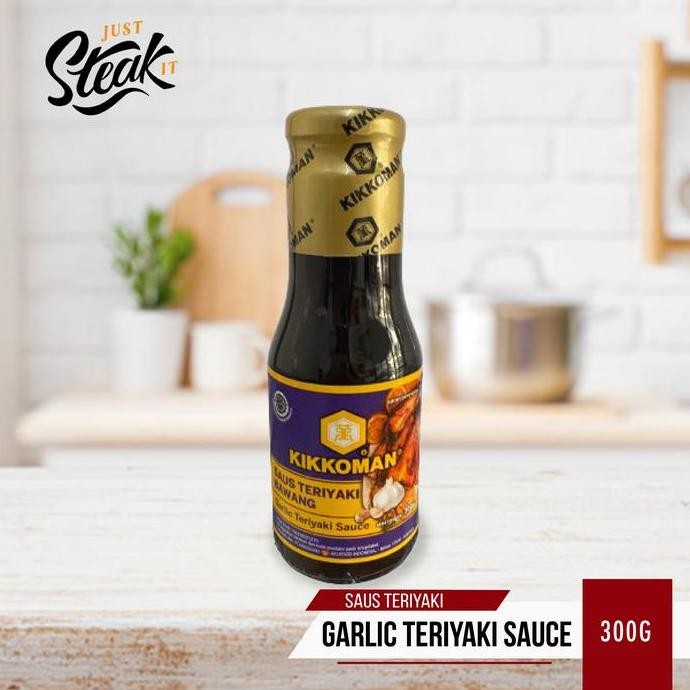 

Ready Saus/sauce Kikkoman Garlic Teriyaki 300gram Halal