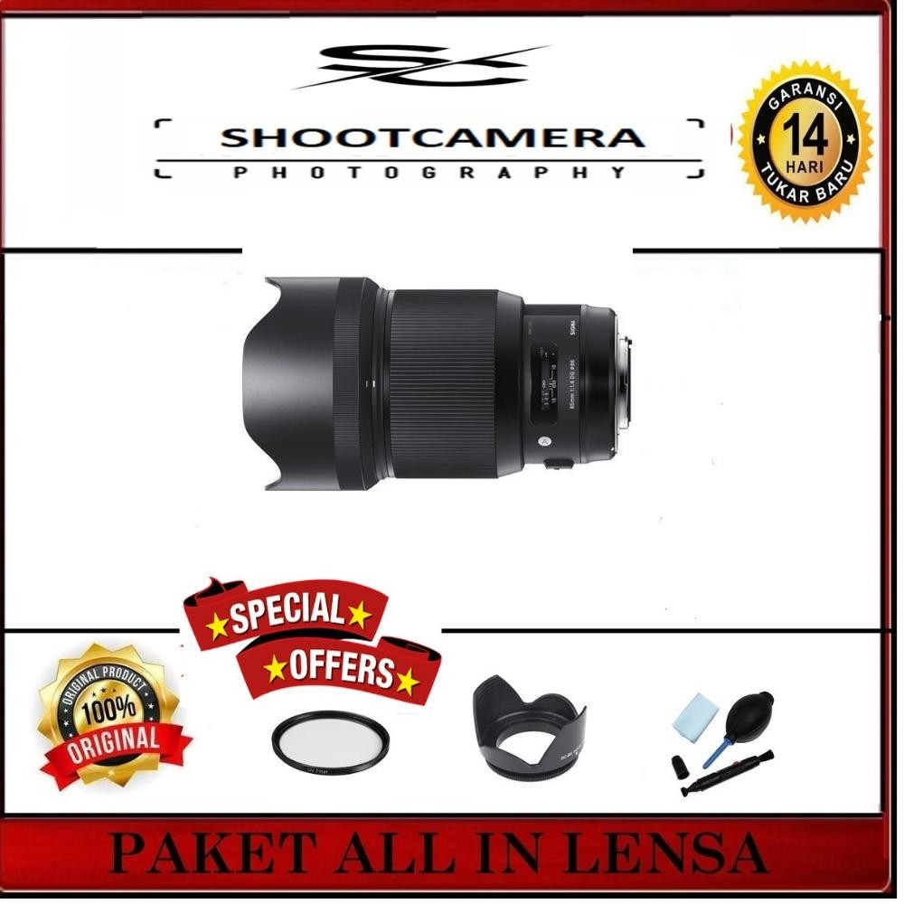 Ready Lensa Sigma 85Mm F1.4 Dg Hsm Art Lens For Canon/Nikon/Sony