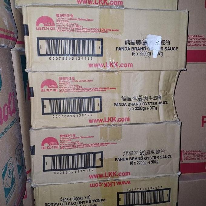 

Diskon! Lee Kum Kee Saos Tiram Panda Kaleng 2.2 Kg Kartonan (+Bonus 907 Gram)