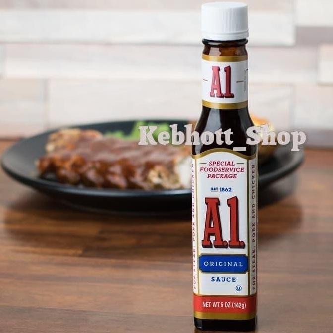 

Ready A1 Original Steak Sauce Condiment Bumbu Saus Kondimen Daging Sapi 142g