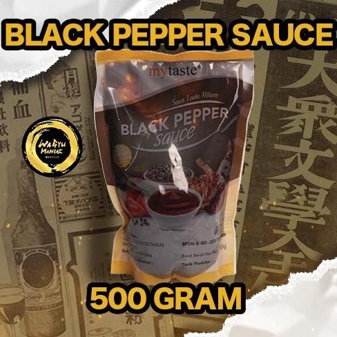 

Ready Saus Lada Hitam Black Pepper Sauce my taste 500 Gram
