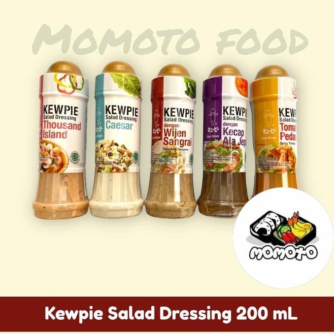 

Diskon! Kewpie Salad Dressing Saus Siram 200 Ml Wijen Sangrai Caesar Thousand