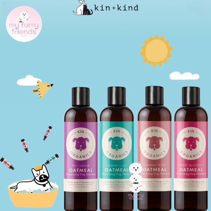 KIN+KIND KINS ORGANICS Itchy Dog Shampoo Kin and Kind Shampoo anjing
