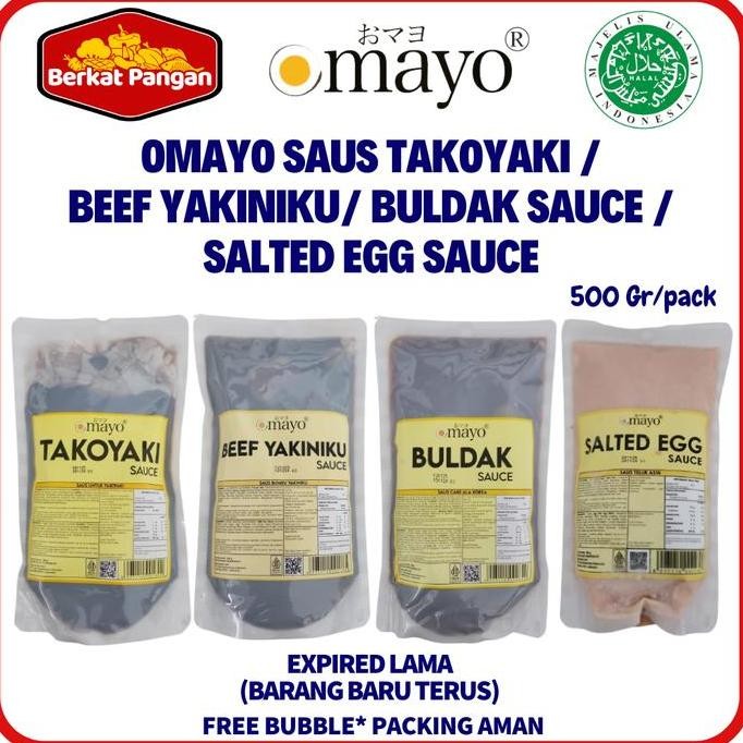 

Tersedia Omayo Takoyaki Sauce/ Garlic Butter/ Beef Yakiniku/ Buldak Sauce