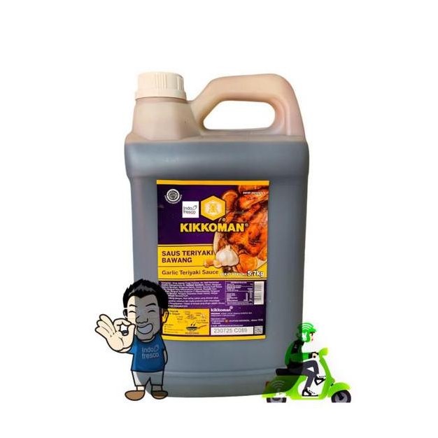 

Ready Kikkoman Garlic Teriyaki Sauce-Saus Teriyaki Halal 5.7Kg KHUSUS GOSEND