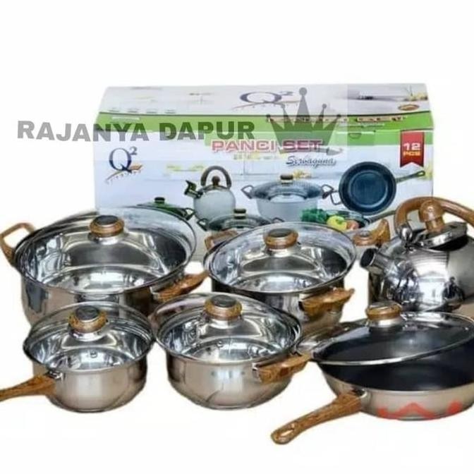 Sale Panci Stainless Set Q2 8212