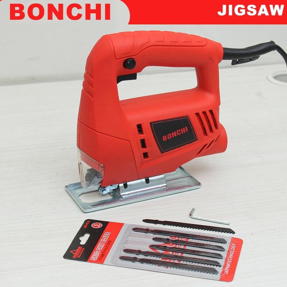 NEW NEW MESIN JIGSAW (free mata jigsaw 5 pcs) Mesin Jigsaw / Gergaji Kayu / Triplek Murah Modern bod