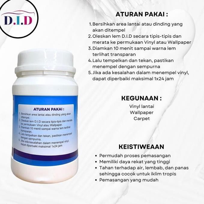 ready LEM DID PEREKAT VINYL LEM WALLPAPER LEM KARPET LANTAI LEM SERBAGUNA