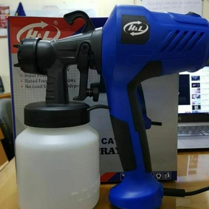 TERMURAH - Spray Gun Electric H&L 718 Alat Semprot Cat Elektrik