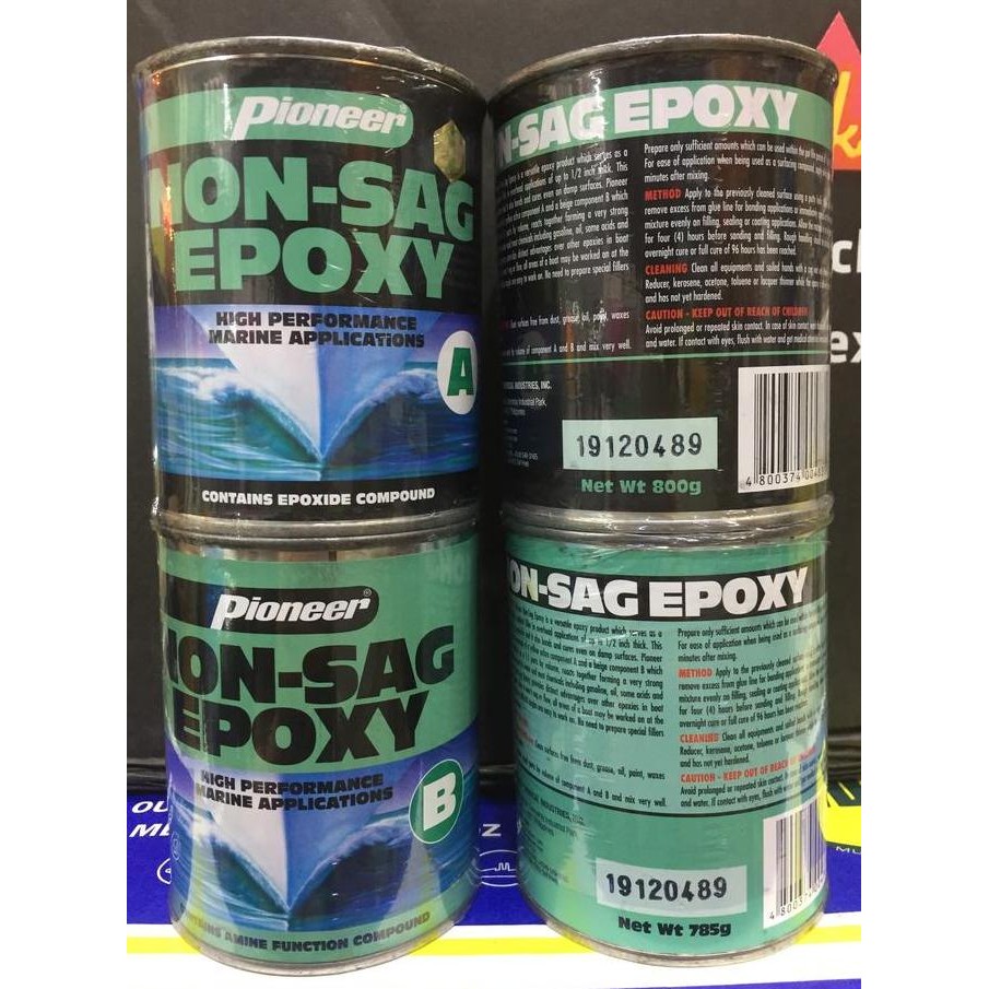 Pioneer non sag epoxy lem lem kering dalam air epoxy pioneer non sag