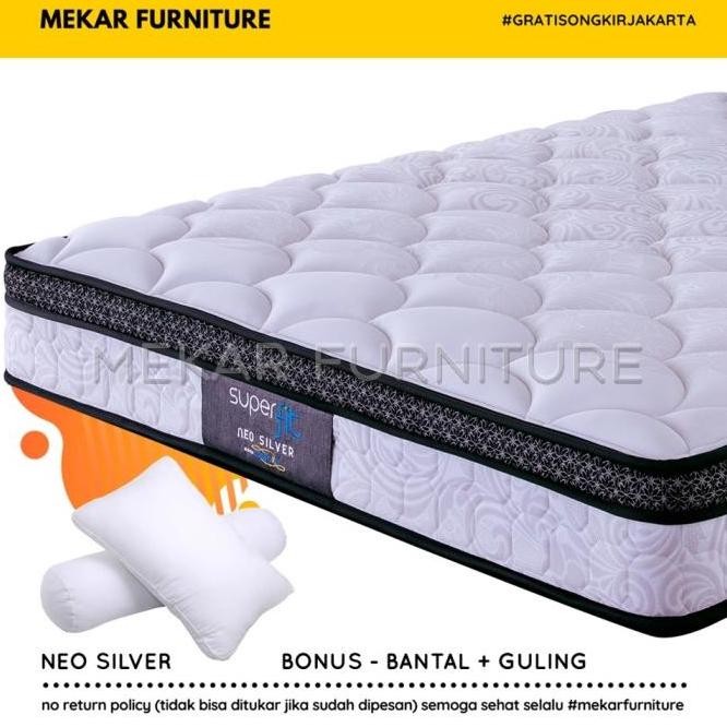Kasur Spring Bed COMFORTA Super Fit Neo Silver - 90 X 200
