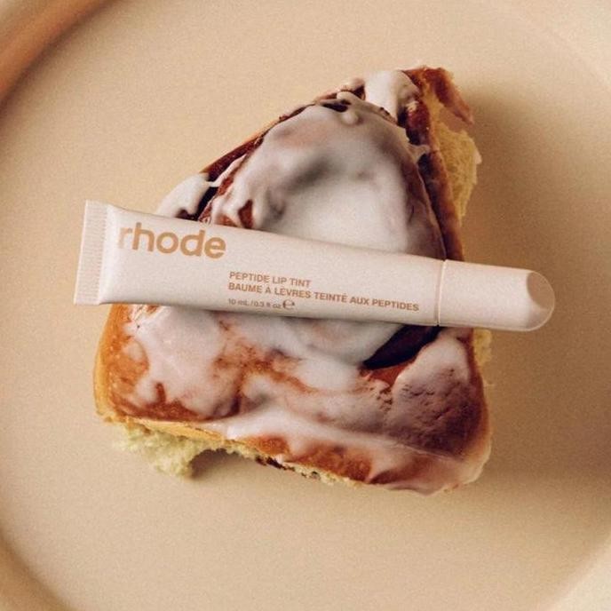 Ready Stock Rhode Peptide Lip Tint + Treatment Cinnamon Roll / Peppermint Glaze Produk Original
