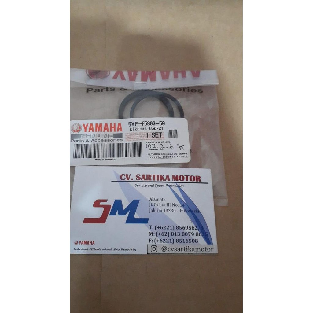 Promo Seal Piston Kaliper Xeon, Fino, Nmax,All Mio, Aerox 5YP-F5803-50 COD