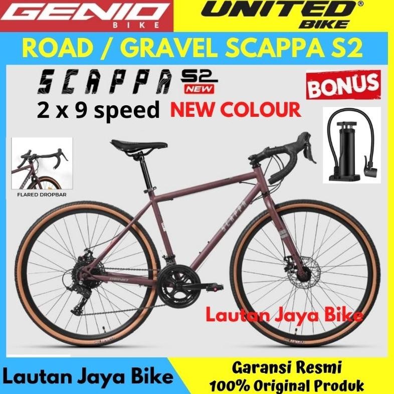Sepeda Roadbike Gravel Genio Scappa S2