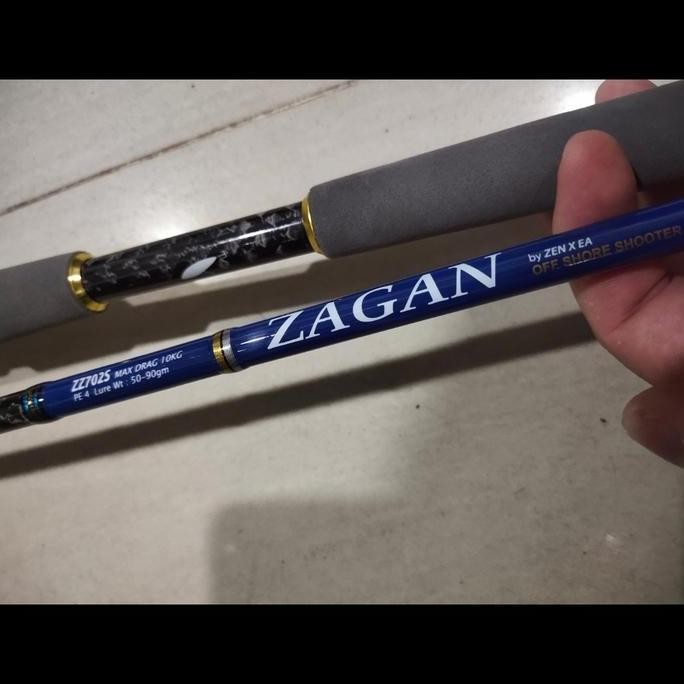 TERBARU - joran zen zagan off shore offshore shooter pe 4 702 spinning