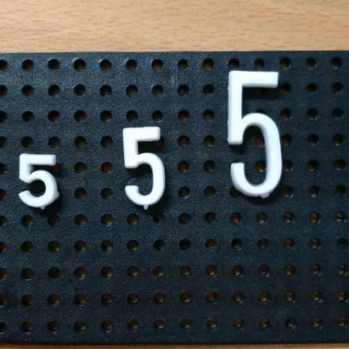 

TERBARU - ANGKA PLASTIK PAPAN RATES/Moviboard Uk, 3/4 inch (2 cm)
