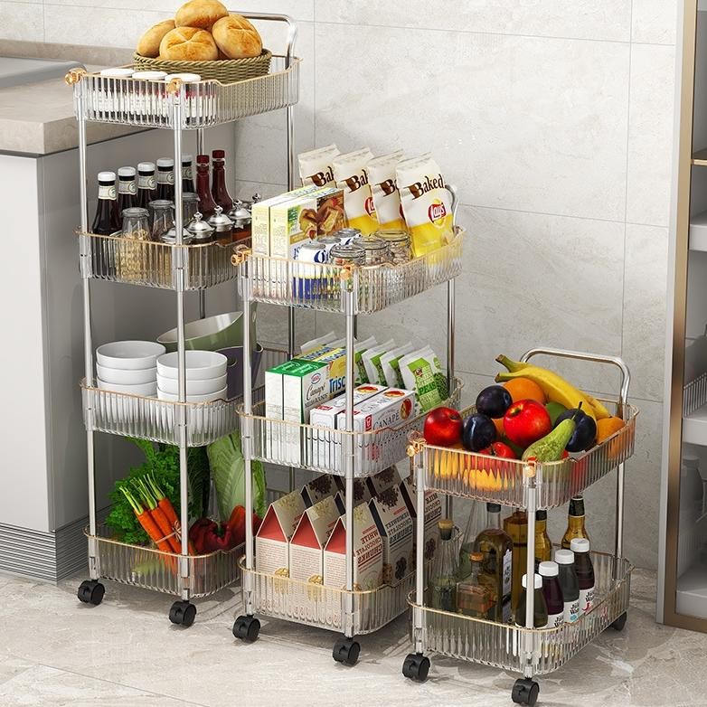 Rak Susun Serbaguna rak makeup Rak Dapur Rak Troli Susun Kosmetik Serbaguna Rak Kamar Mandi Dapur ra