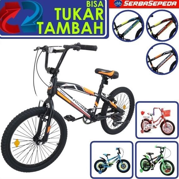 Sepeda Anak BMX 12 / 16 / 18 /20 Inci Rubick BY United Bike (Untuk Laki - Laki dan Perempuan )