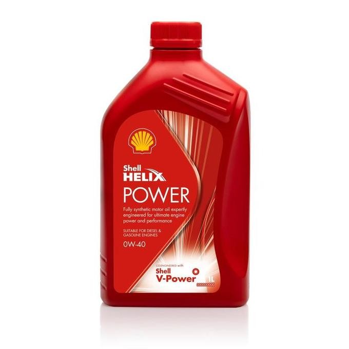 Oli Mobil Shell Helix Power 0W-40 Kemasan 1 Liter Terbaru