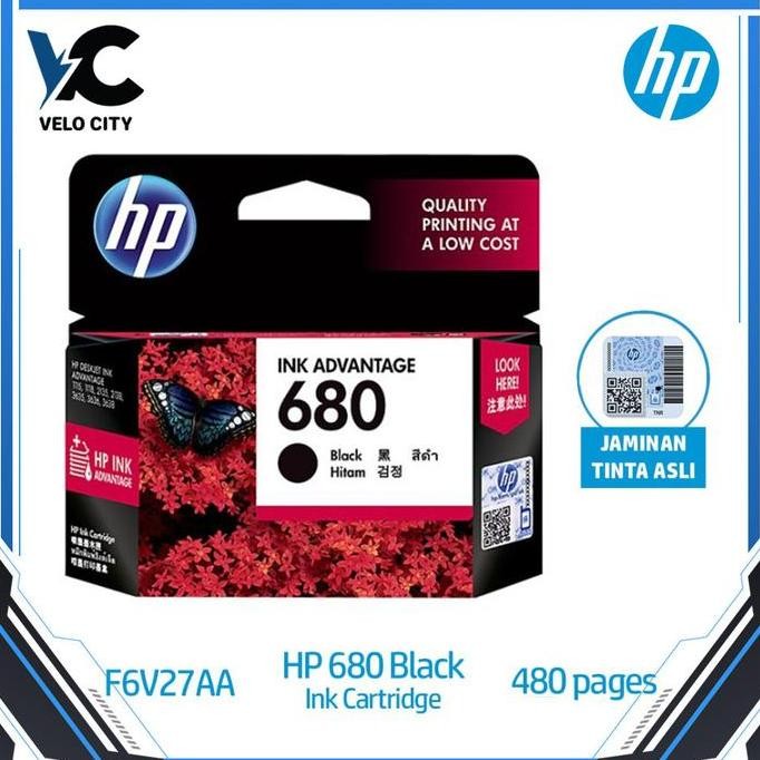 Tinta Printer Hp Original 680 Black Tri-Color / Deskjet 2135 2677 5276