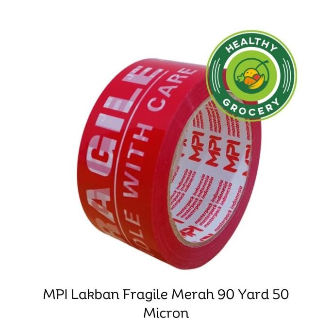 

:0:0:0] Lakban Fragile Merah 90 Yard 50 Micron / Lakban Fragile