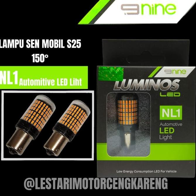 LUMINOS LED LAMPU SEN SEIN MOBIL SUPER BRIGHT CANBUS FREE S25 114 LED