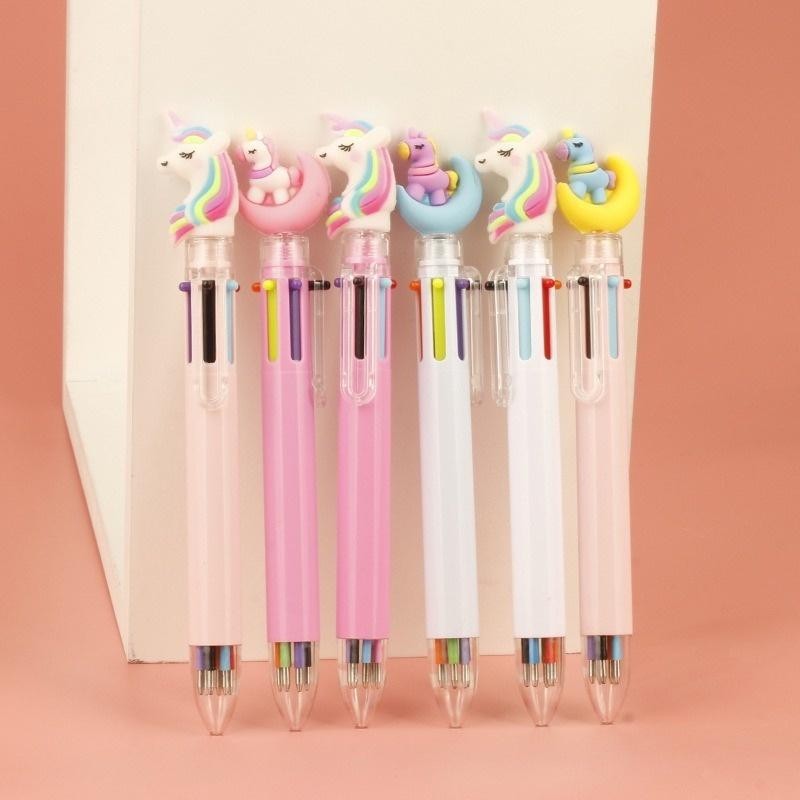

Wm Pena Karakter Mekanik 6 Warna Unicorn Full Moon Pulpen Karakter Unicorn Warna Warni Pulpen Unicorn Multicolor Pulpen Lucu