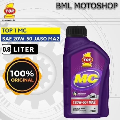 OLI MOTOR TOP1 MC 20W-50 800ML ORISINIL OLI MOTOR BEBEK