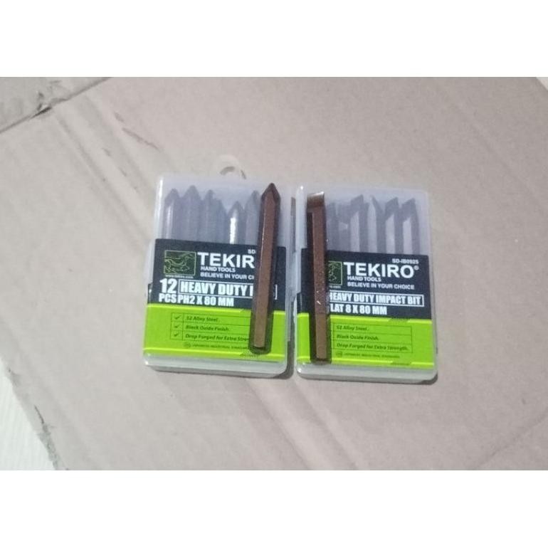 Promo Spesial Dg-4 Paket 2 Pic Dan 1 Pic Mata Obeng Ketok Tekiro Ph2 Plus Lancip 80 Mm, Min 8 X 80 M