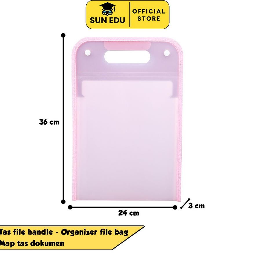 

FREE STIKER Tas file handle/ Organizer file bag/ Map tas dokumen folder