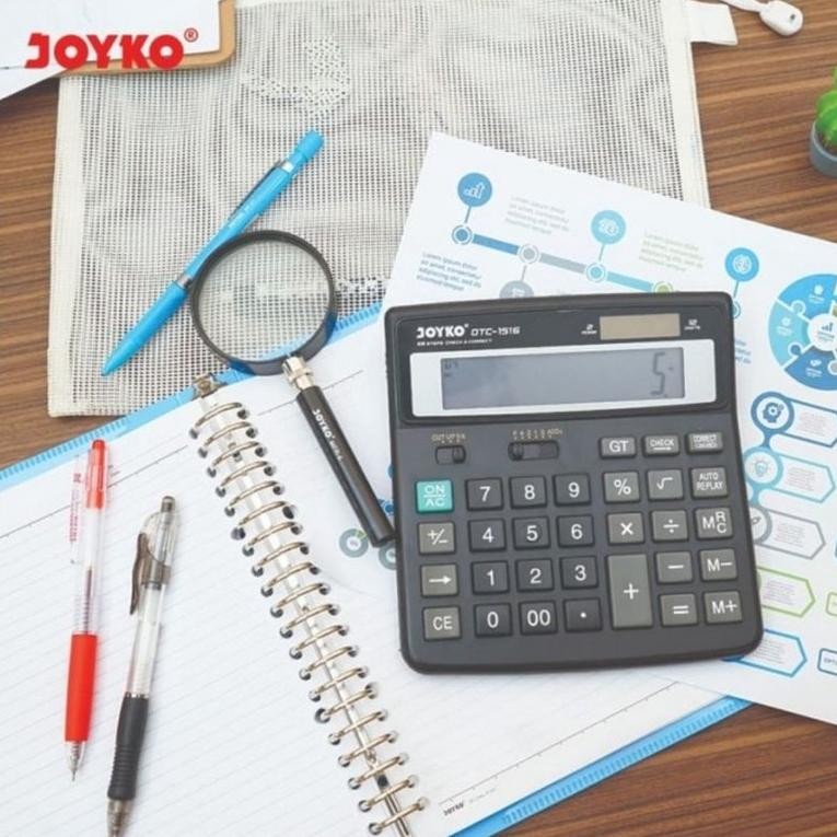 

My56 Eq-77 Joyko Dtc-1516 Check & Correct Calculator Kalkulator Bisa Cek Ulang 12 Digits Viral