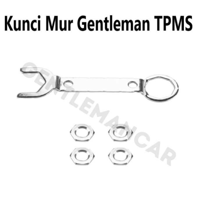 KUNCI RING SENSOR TPMS GENTLEMAN CAR  MUR BAUT WRENCH SCREW PEMBUKA BATERAI SENSOR EXTERNAL