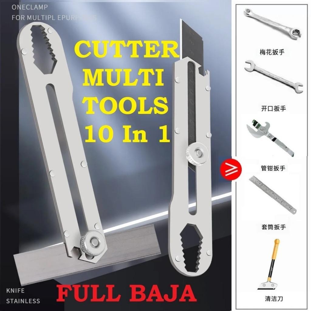 

Set Cutter 10 In 1 Scraper Cutter Kapi Kape Cutter Sosrok Pisau Cutter 10In1