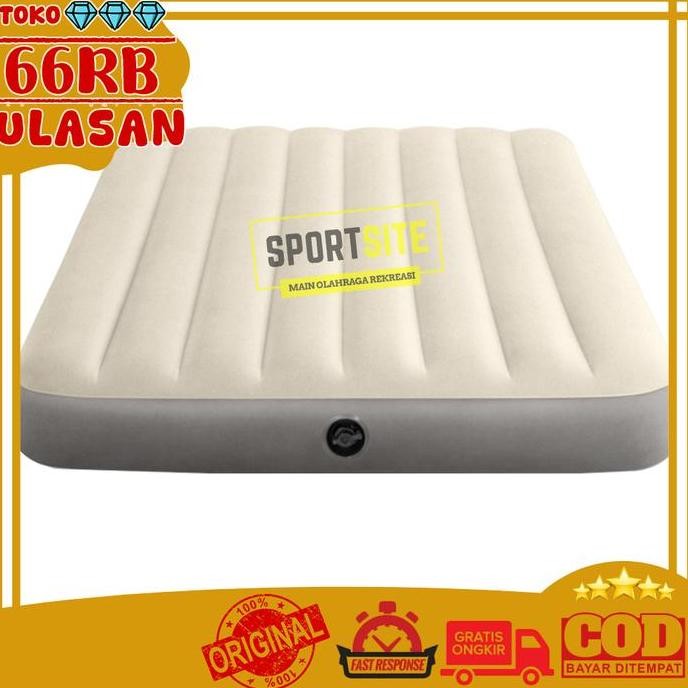 Termurah Intex Dura Beam Double Fiber Matras. Kasur Ranjang Angin Pompa Tiup