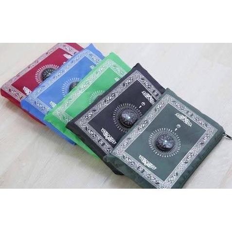 AsT Sajadah Lipat travel + Kompas Kiblat