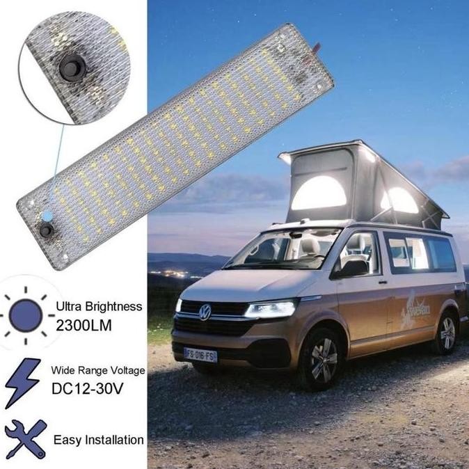 LED PLAFON KABIN MOBIL TRUK KONTAINER 12-24 VOLT UNIVERSAL