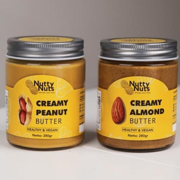 

Promo Natural Creamy Peanut And Almond Butter 280Gr Nuttynuts