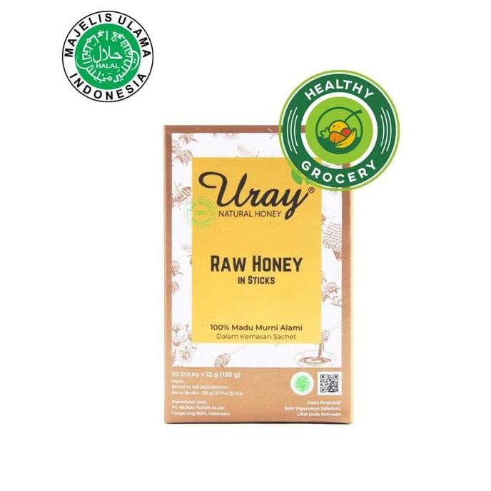 

*#*#*#] Uray Raw Honey In Stick 10 Stick 120gr