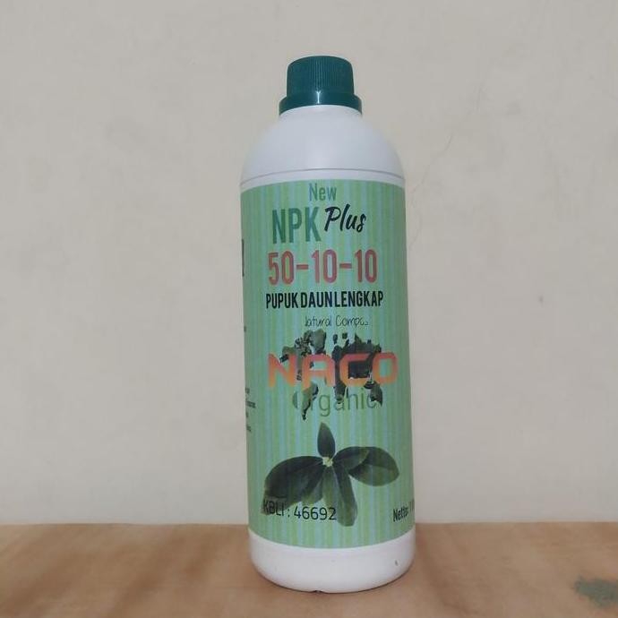 

Terlaris Npk 50-10-10 Nacoplus, Pupuk Daun Lengkap, Npk Cair 50-10-10 Isi 20Ltr